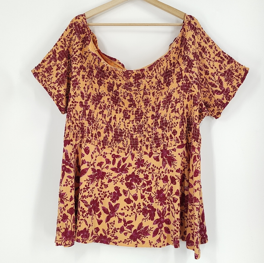 In Every Story | smocked short sleeve